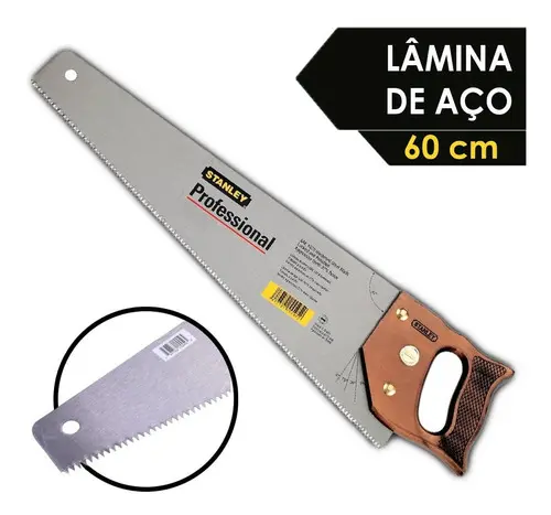 Serrote Profissonal 24 Polegadas 609mm Stanley - 15561 - Imagem 2