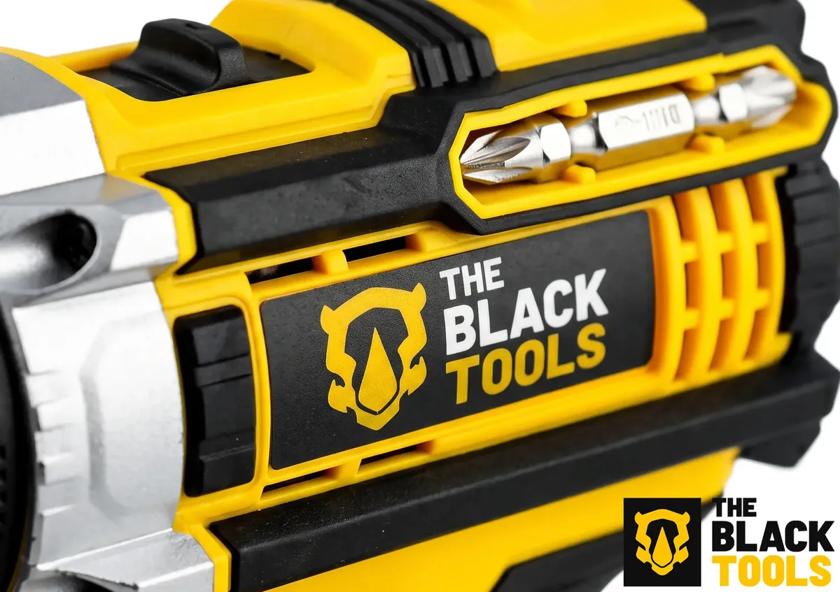 Parafusadeira E Furadeira Impacto The Black Tools Tb-21pw 3/8 Cor Amarelo Frequência 50/60 Hz - Imagem 2