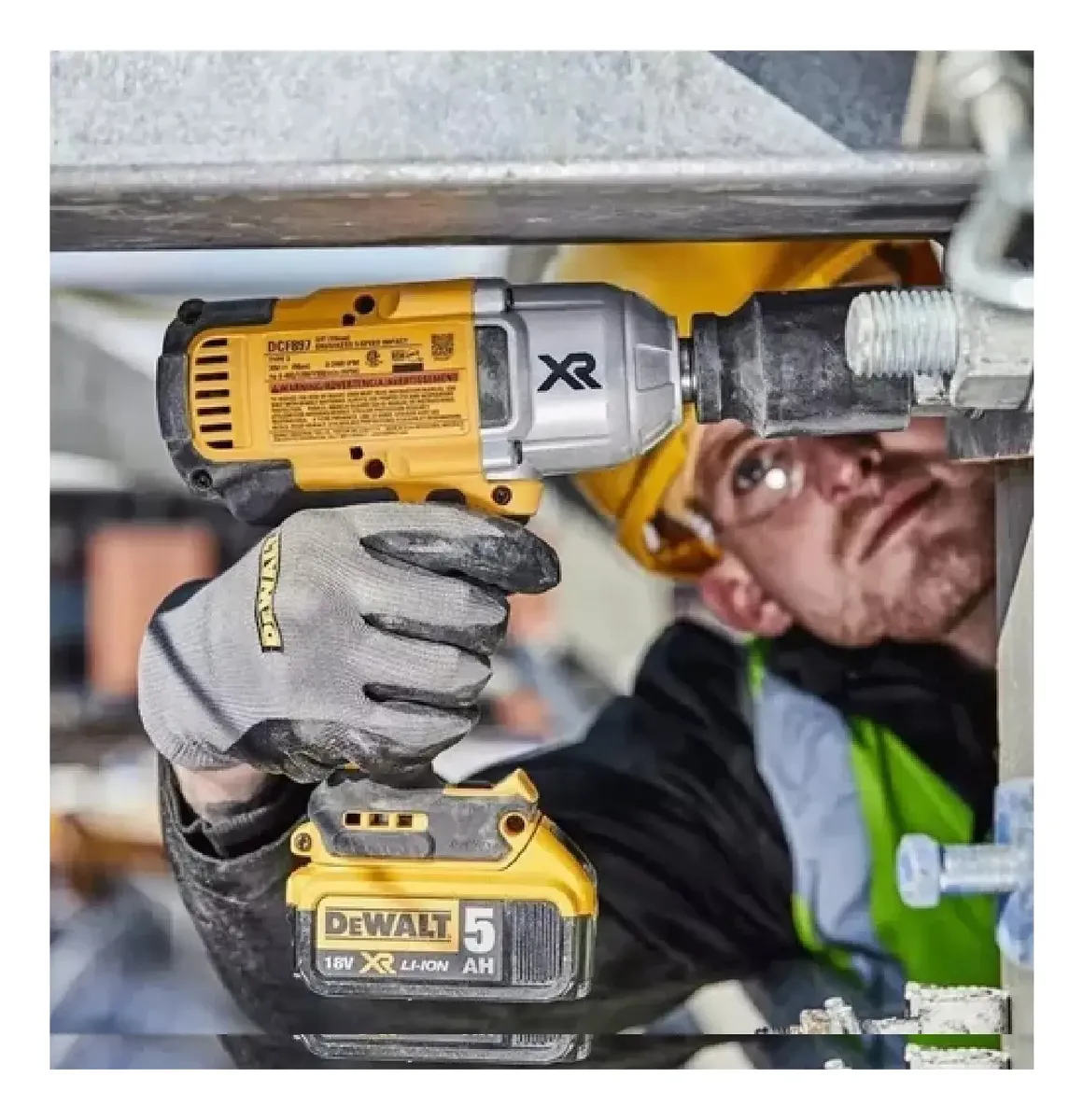 Chave De Impacto Dewalt Dcf897 3/4 2 Baterias 20v 4ah Bivolt - Imagem 2