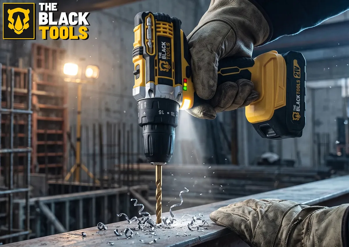 Parafusadeira E Furadeira Impacto The Black Tools Tb-21pw 3/8 Cor Amarelo Frequência 50/60 Hz - Imagem 3