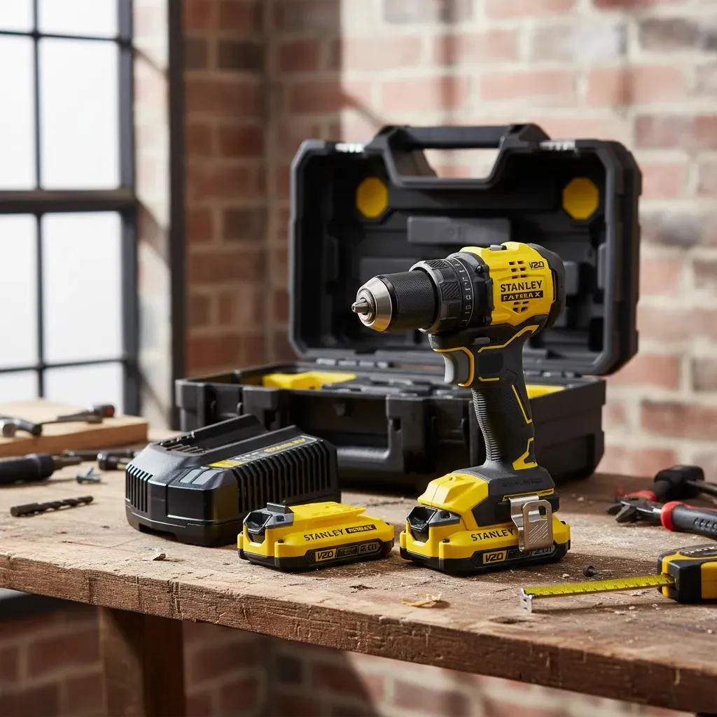 Parafusadeira E Furadeira 13mm 20v Stanley SBD716D2T - Imagem 2