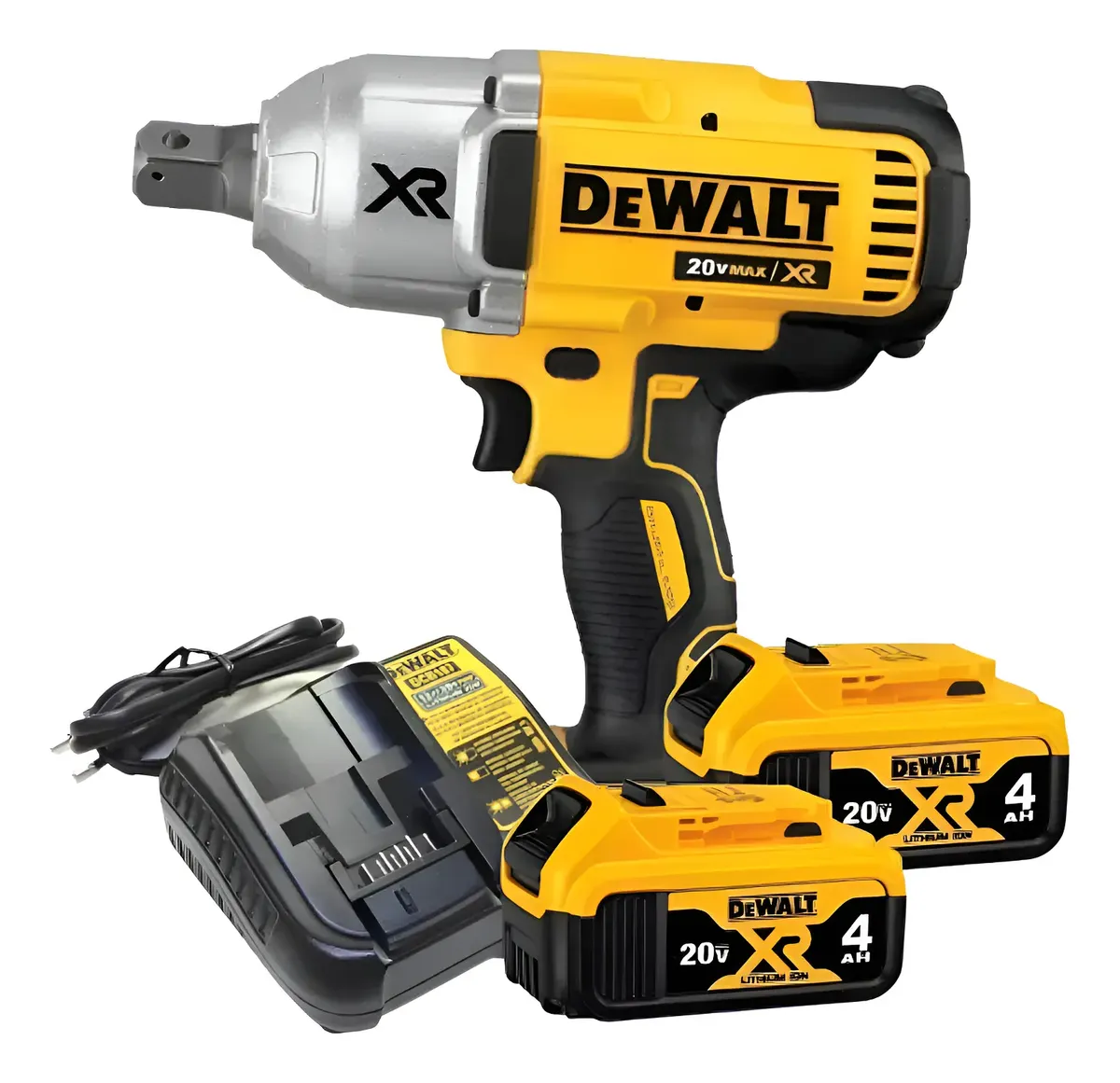 Chave De Impacto Dewalt Dcf897 3/4 2 Baterias 20v 4ah Bivolt